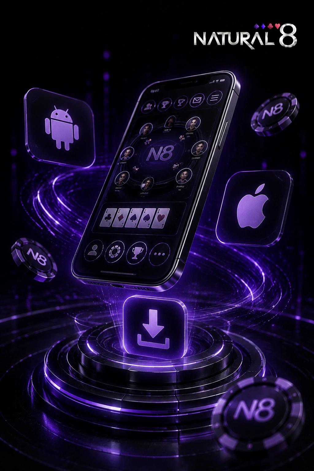 Natural8 India mobile poker app